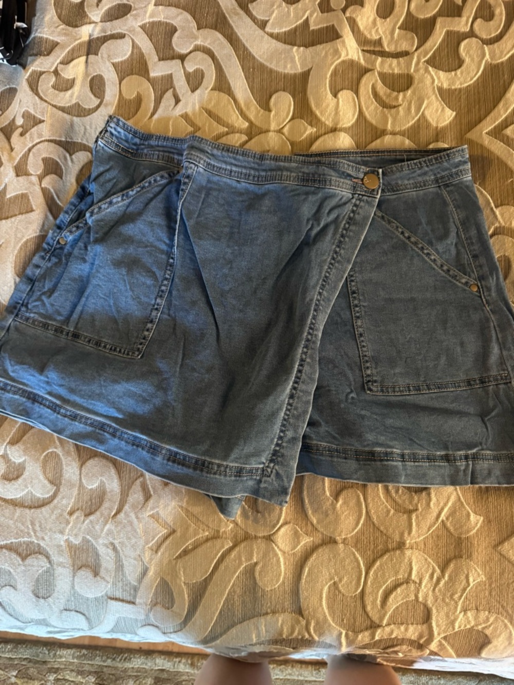 d. jeans Denim Blue Utility Short-Skort